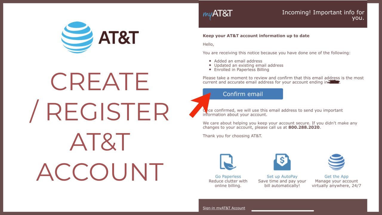 How To Create At&t Account?