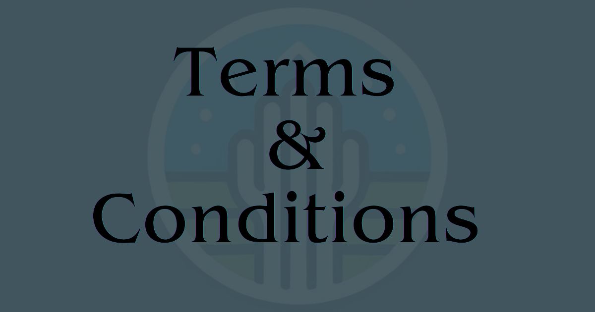 Terms and Conditions